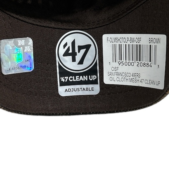 San Francisco 49ers '47 Brown/Natural Oil Adjustable Hat - Picture 3 of 3